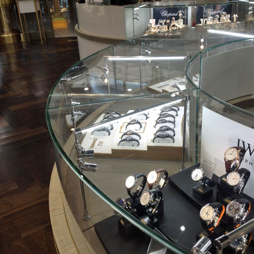 Jewellery display lighting